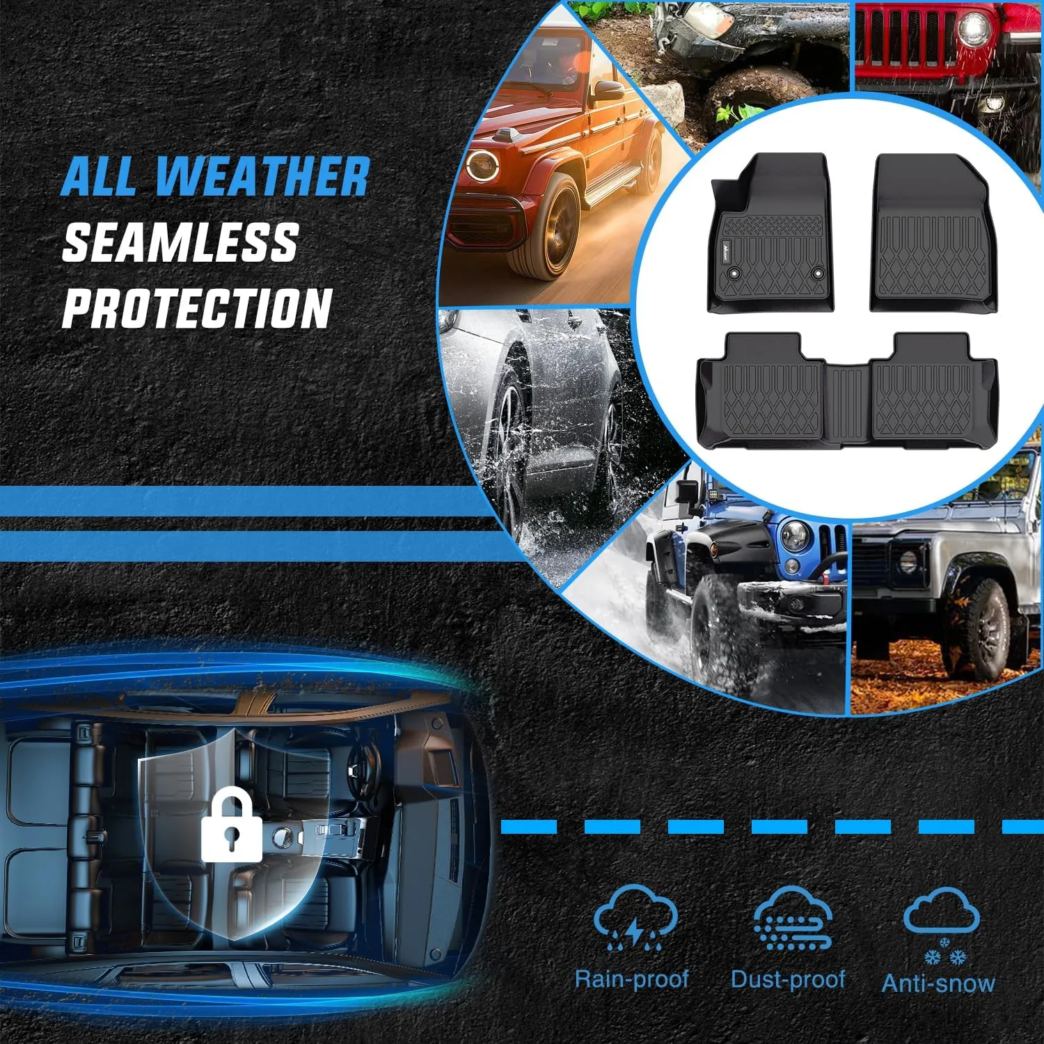 2019-2024 Chevy Blazer TPE Floor Mats