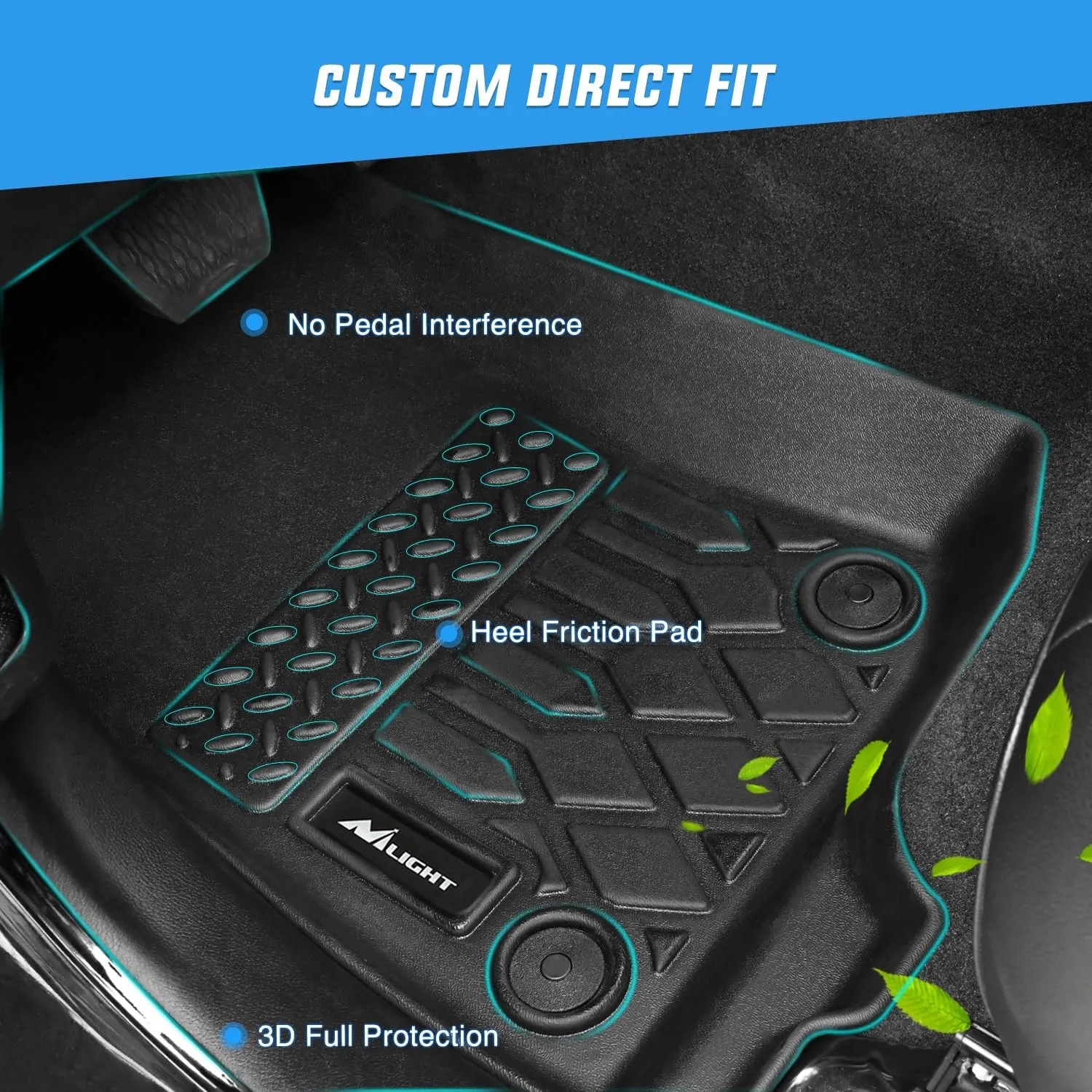 2019-2024 Chevy Blazer TPE Floor Mats