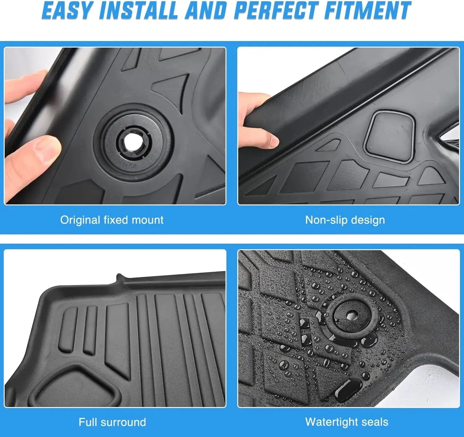 2019-2024 Dodge Ram 1500 TPE Floor Mats