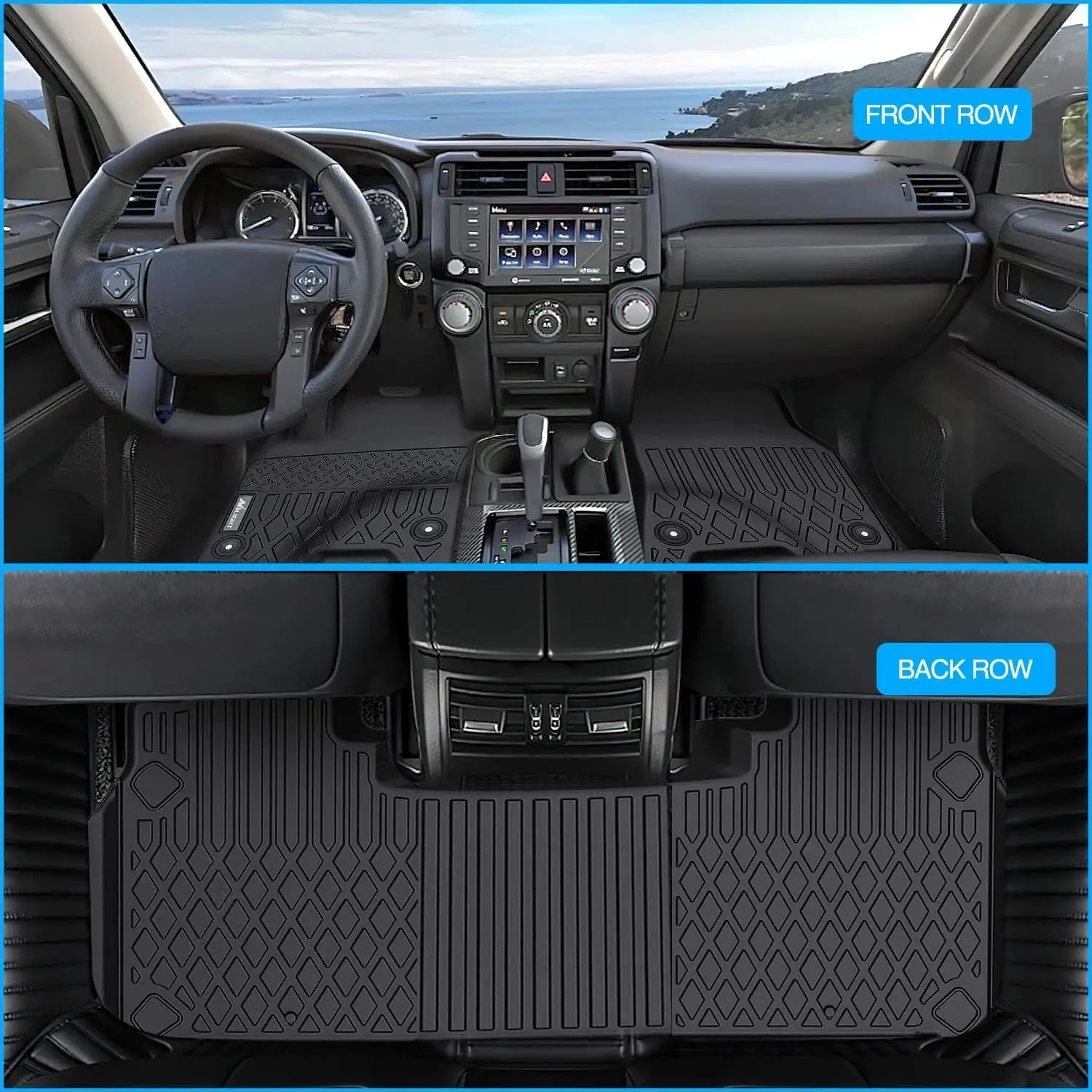 2019-2024 Dodge Ram 1500 TPE Floor Mats