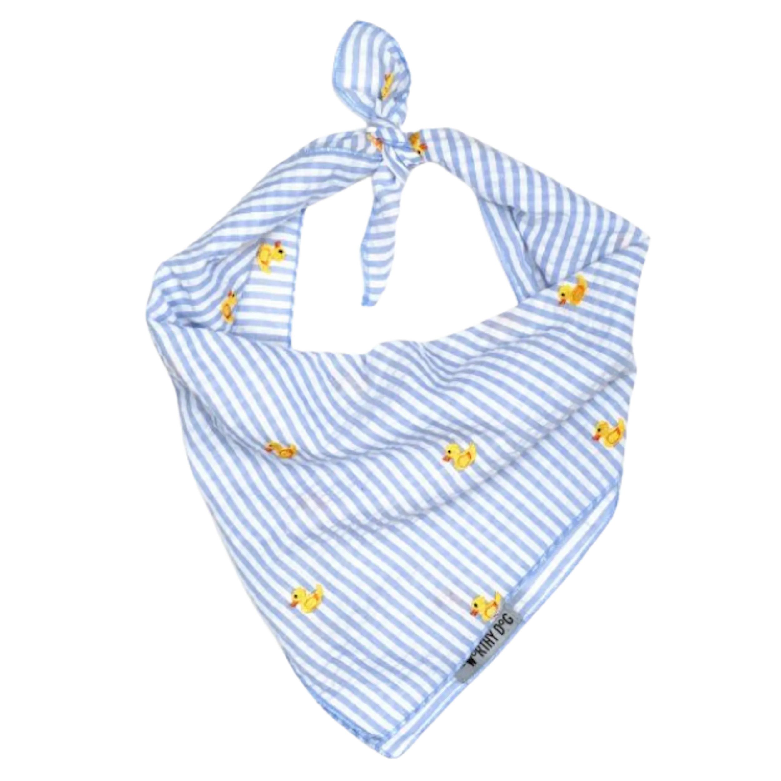 Bandana | Blue Stripe Rubber Duck