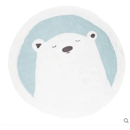 Cotton Peaking Animal Play Mat