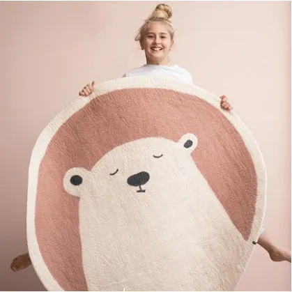 Cotton Peaking Animal Play Mat