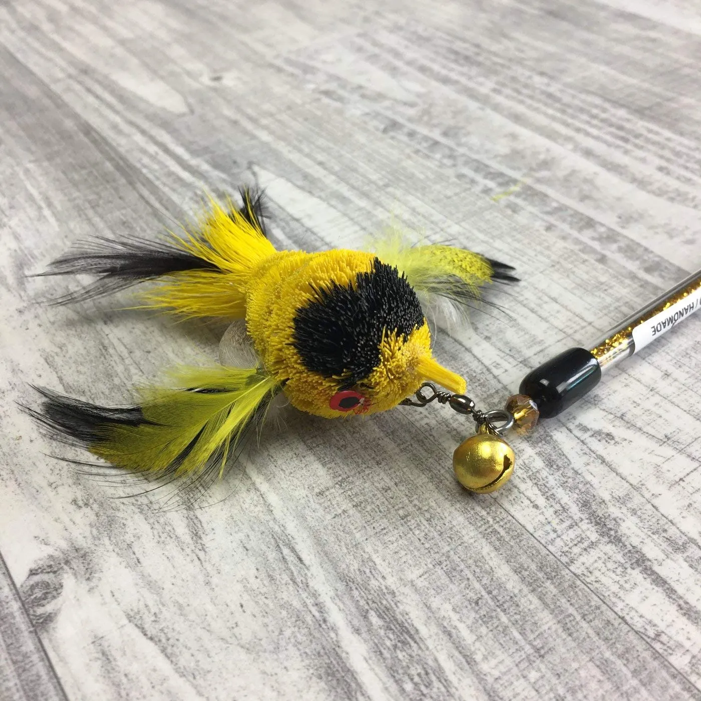 Pretty Fly Bird Teaser Wand Cat Toy Replacement Lure