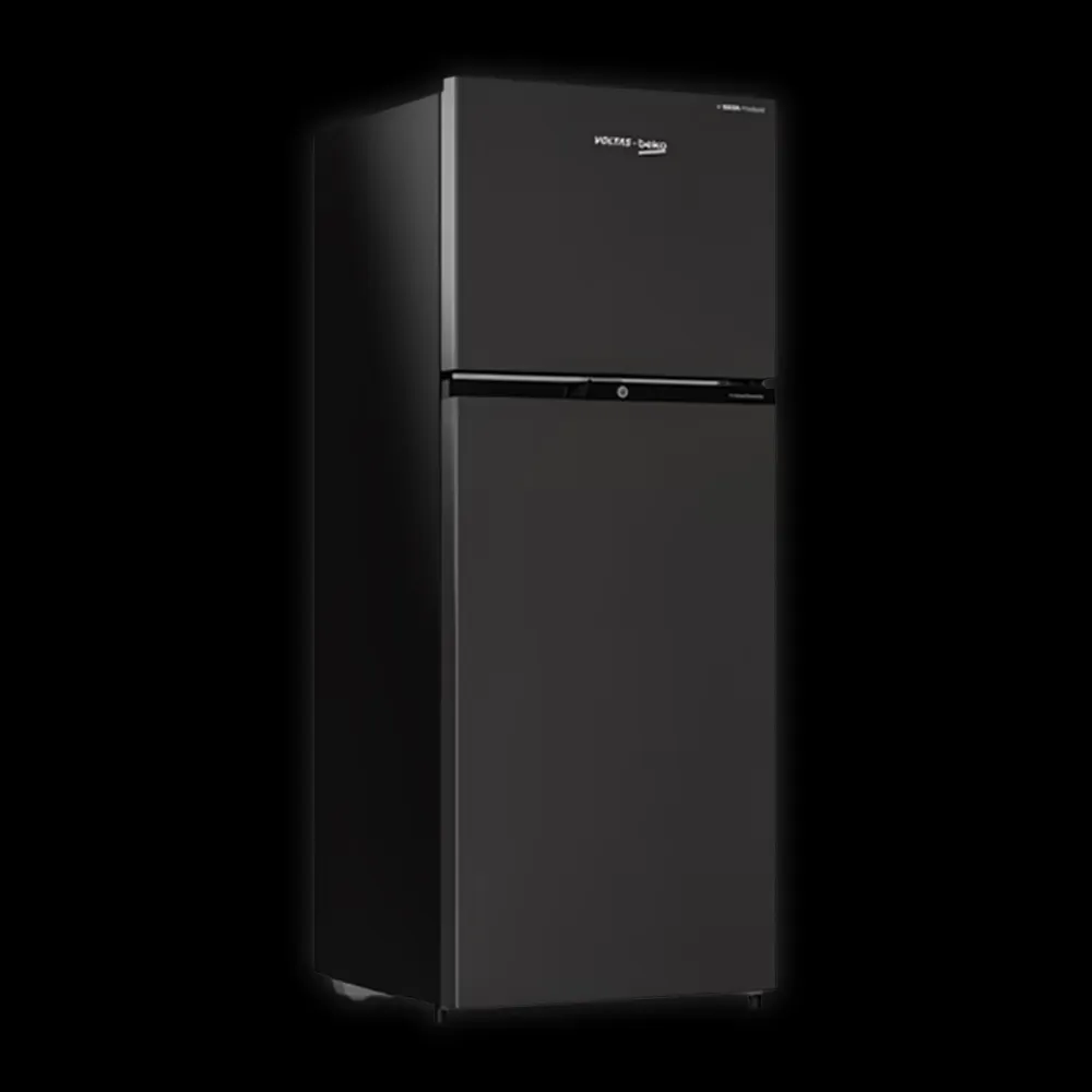 Voltas Beko RFF295D/W0XBR 250 Litres 2 Star Frost Free Double Door Refrigerator Wooden Black