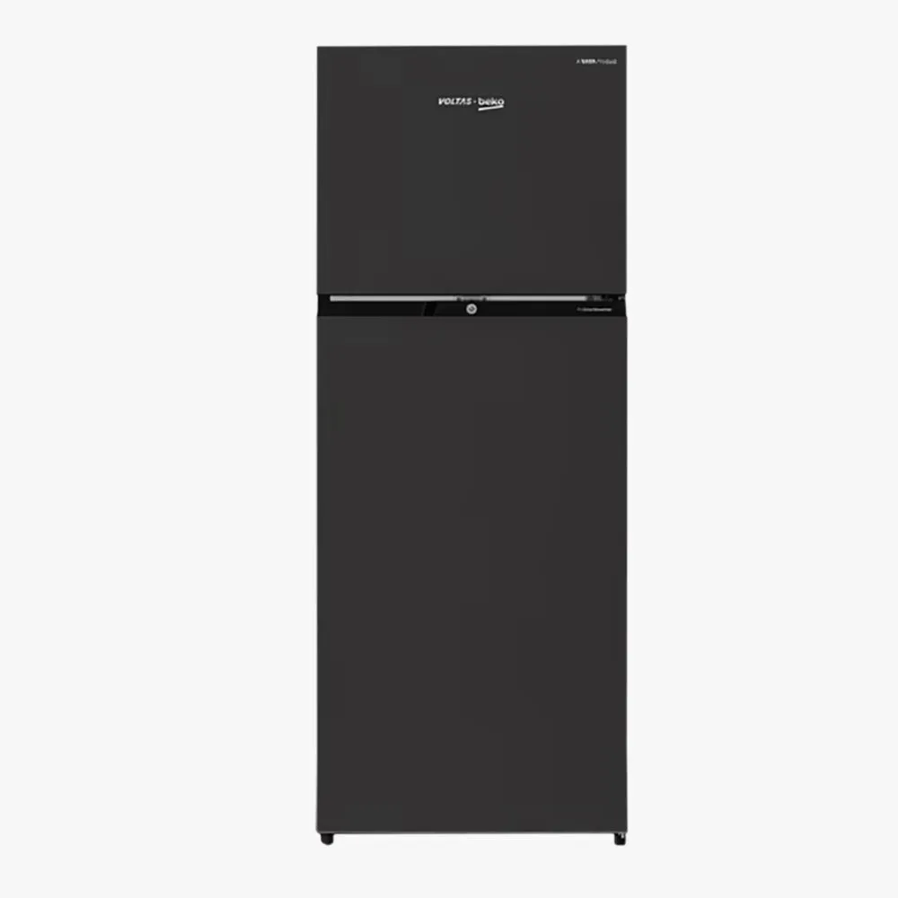 Voltas Beko RFF295D/W0XBR 250 Litres 2 Star Frost Free Double Door Refrigerator Wooden Black
